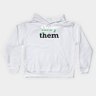 Neutrois They Them Pronouns Kids Hoodie